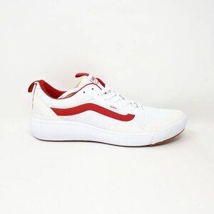 Vans Men's UltraRange Exo True White Red Striped Skate Trail Shoes Size 12